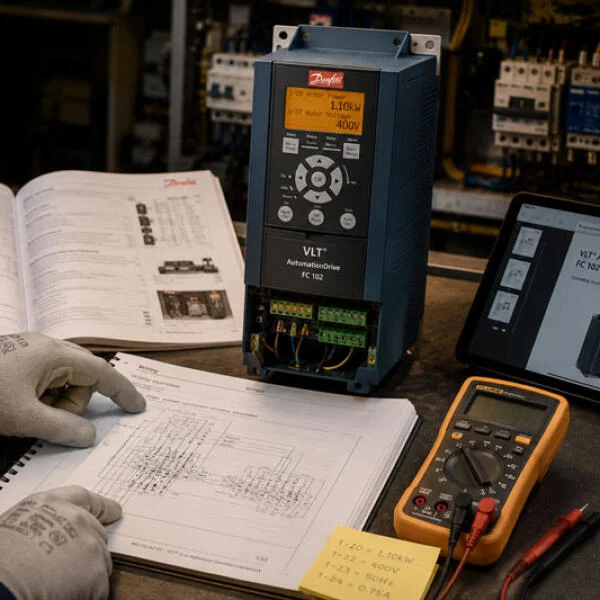 Tài liệu biến tần Danfoss: Manual, PDF, sơ đồ đấu dây và mã lỗi
