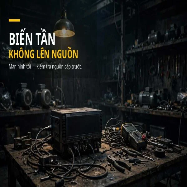 Biến tần không lên nguồn: nguyên nhân, cách phân biệt 3 trạng thái và cách xử lý