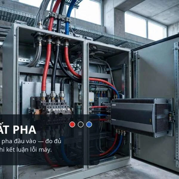 Sửa lỗi mất pha ở biến tần: Hiểu đúng – Xử lý chuẩn để tránh sự cố lớn
