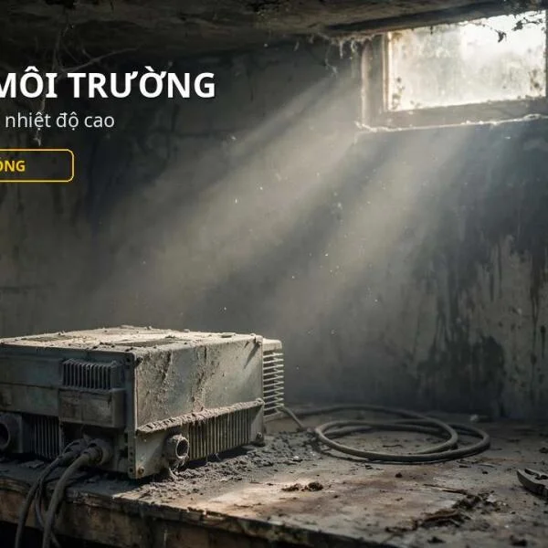 Lỗi biến tần do bụi bẩn, độ ẩm, nhiệt độ cao: nguyên nhân và cách phòng tránh
