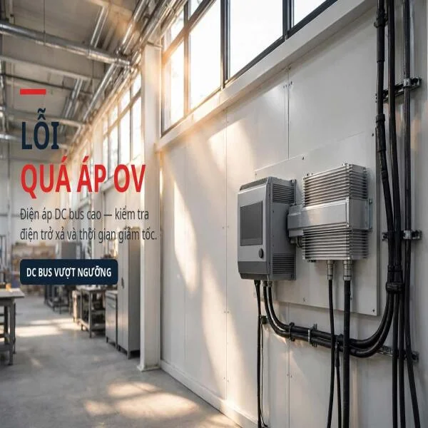 Lỗi quá áp OV ở biến tần và cách chọn điện trở xả đúng