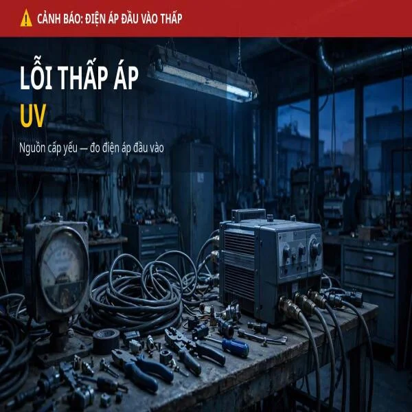 Lỗi thấp áp UV ở biến tần: nguyên nhân và cách xử lý