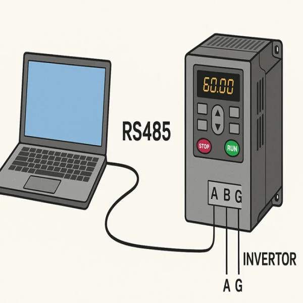 Hướng dẫn kết nối biến tần với máy tính qua cổng RS485