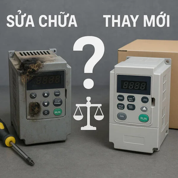 Nên sửa chữa hay thay mới biến tần khi gặp sự cố?