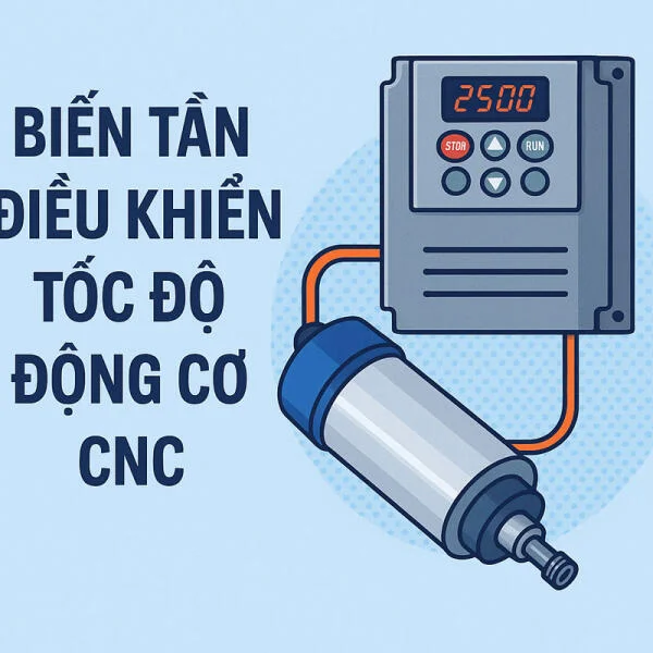 Biến tần điều khiển tốc độ động cơ CNC: Giải pháp tối ưu cho độ chính xác và hiệu suất