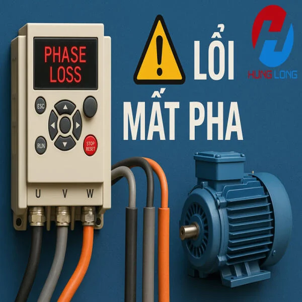 Lỗi mất pha, lỗi mất kết nối động cơ ở biến tần: Nguyên nhân và cách xử lý hiệu quả