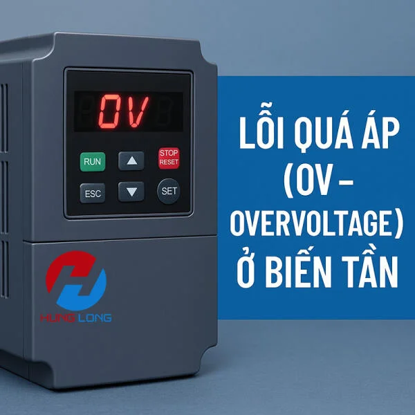 Lỗi quá áp (OV - Overvoltage) ở biến tần: Nguyên nhân và cách khắc phục hiệu quả