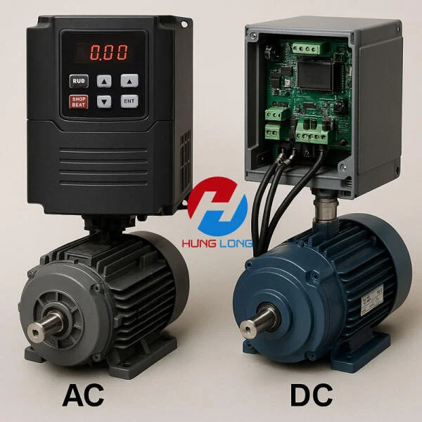 Biến tần dùng cho động cơ AC và DC: Phân biệt, nguyên lý và ứng dụng
