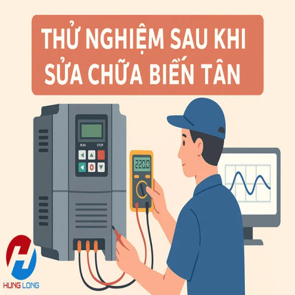 Thử nghiệm sau khi sửa chữa biến tần
