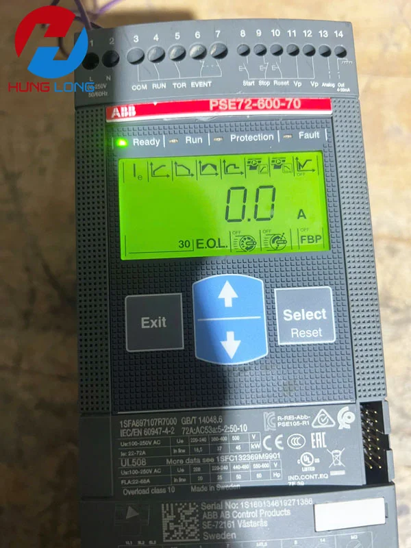 Sửa khởi động mềm ABB 37kw không lên nguồn