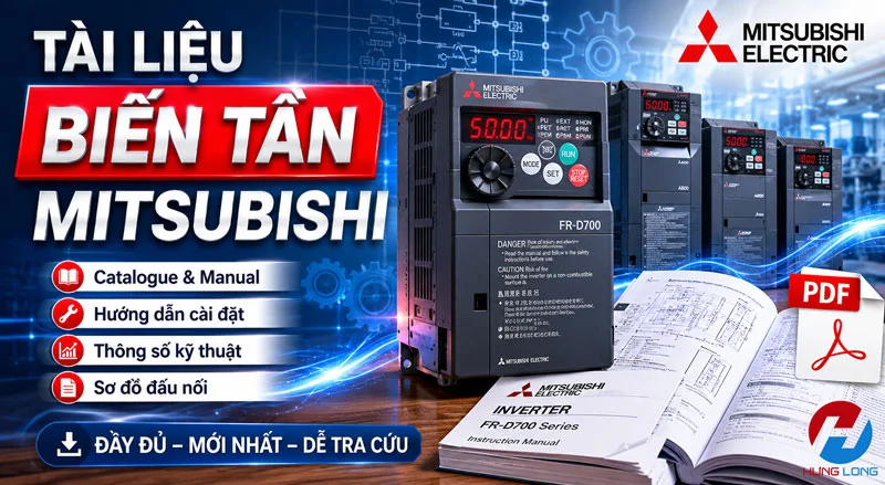 Tổng hợp tài liệu biến tần Mitsubishi các dòng FR