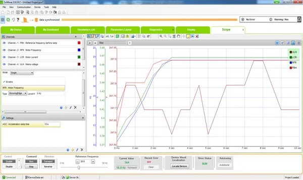 Chức năng oscilloscope trong SoMove