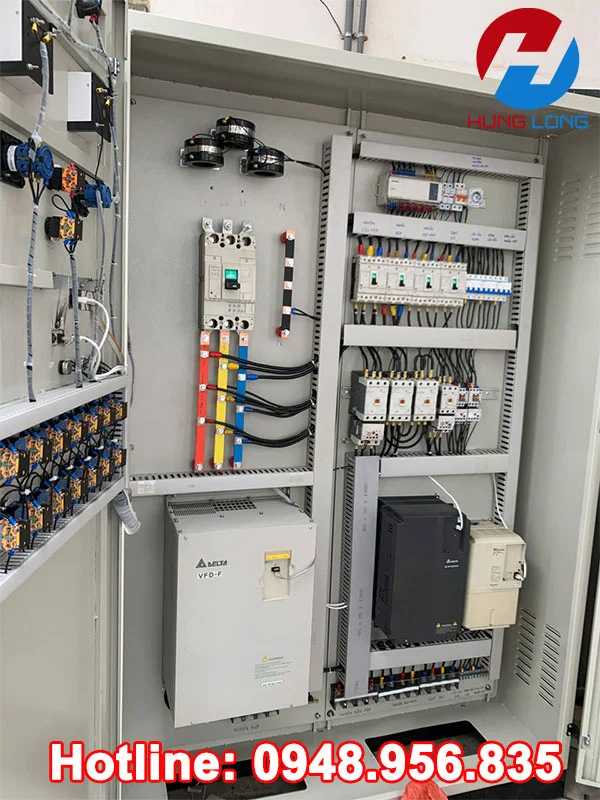 HLAuto sửa biến tần Delta và lắp đặt lại tủ điện