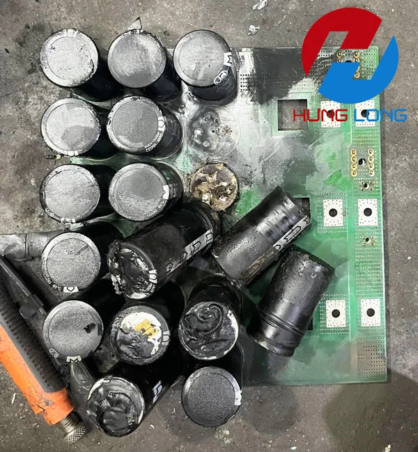 Sửa biến tần Huayuan 75kw nổ tụ động lực